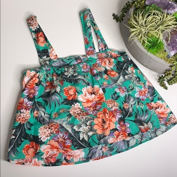 New without tags Abound Floral thick strap babydoll tank top - Picture 2 of 6